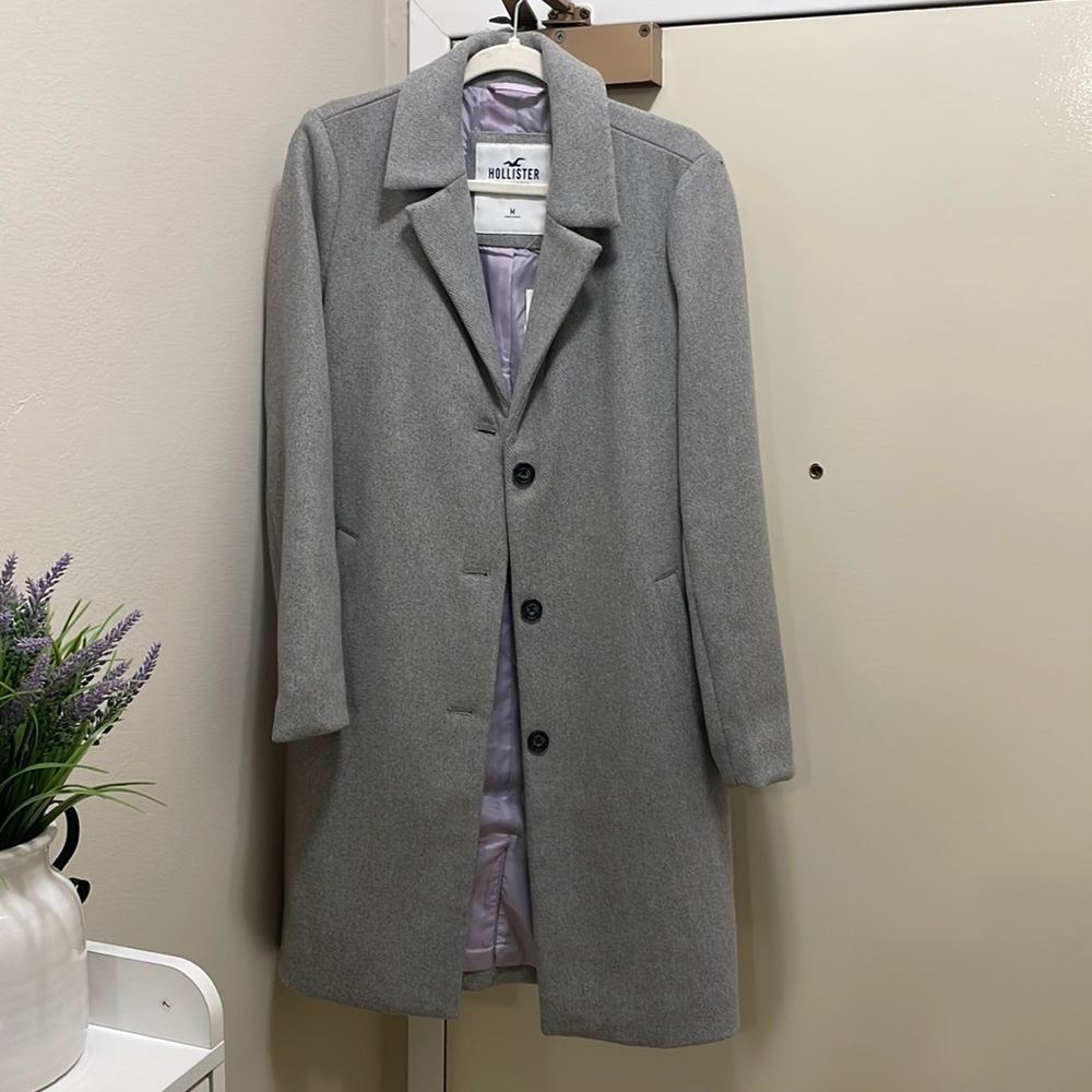 Gray Hollister Coat